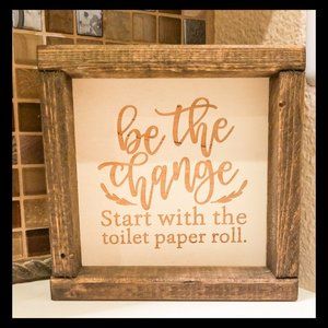 Be the Change Framed picture